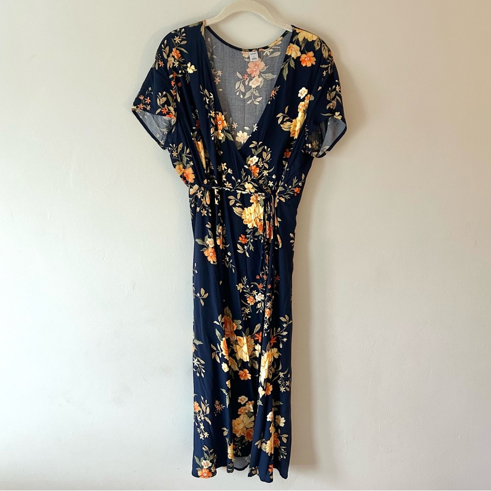 Floral Old Navy Wrap Dress